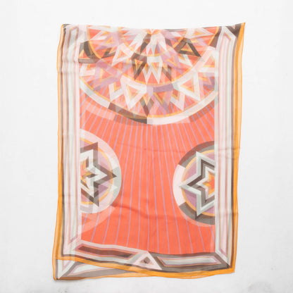Hermes Silk Mousseline Stole 3 of 5