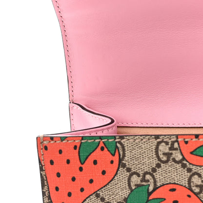 Gucci GG Supreme Monogram Strawberry Small Padlock Shoulder Bag 11 of 11