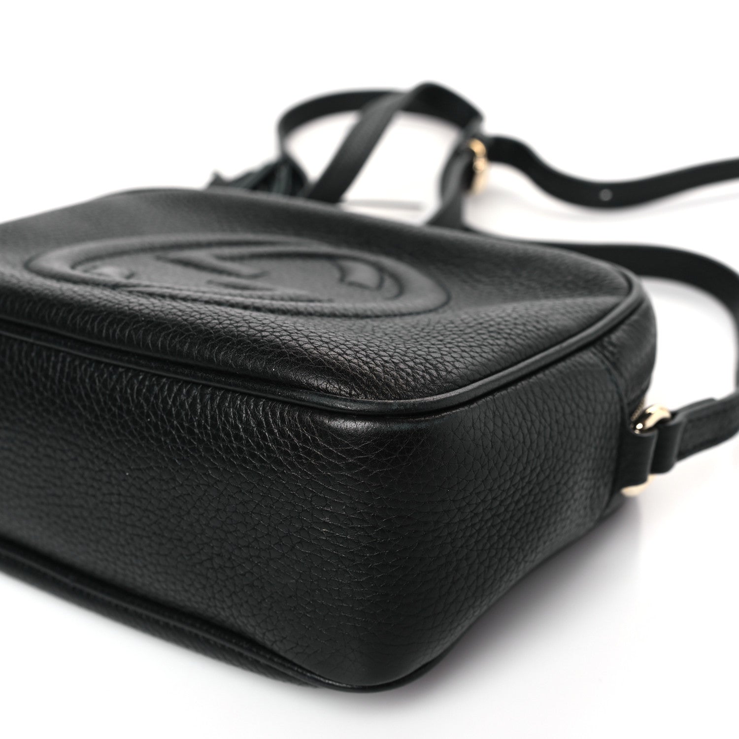 Gucci Pebbled Calfskin Small Soho Disco Bag Black 9 of 9