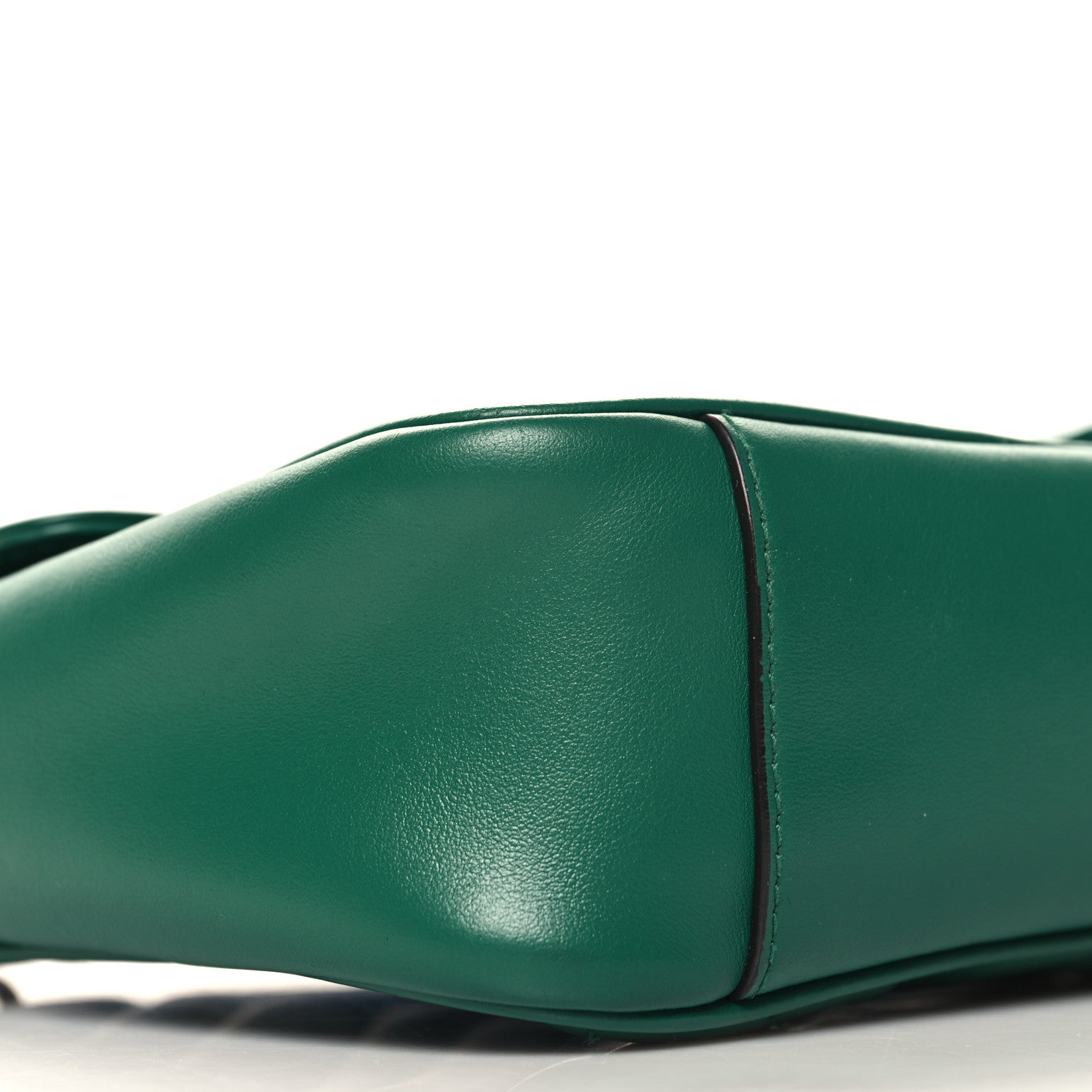 Gucci Calfskin Matelasse Small GG Marmont Shoulder Bag Emerald Green 9 of 11