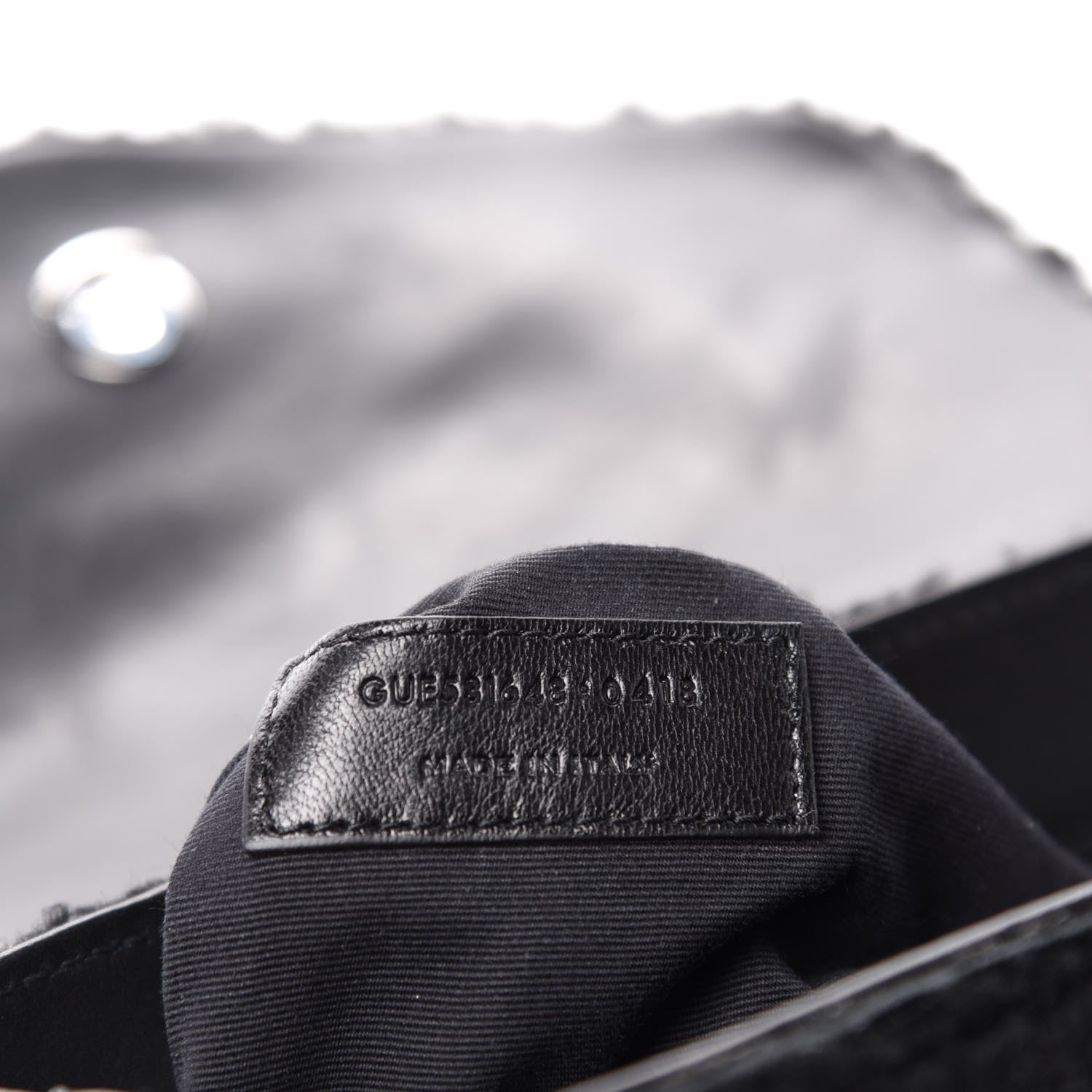 Saint Laurent Shearling Toy Loulou Shoulder Bag Black 10 of 11