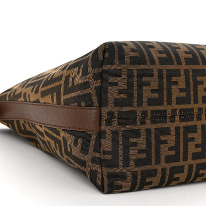 Fendi Zucca Vitello Artic Small Hobo Tobacco Castagna 8 of 9