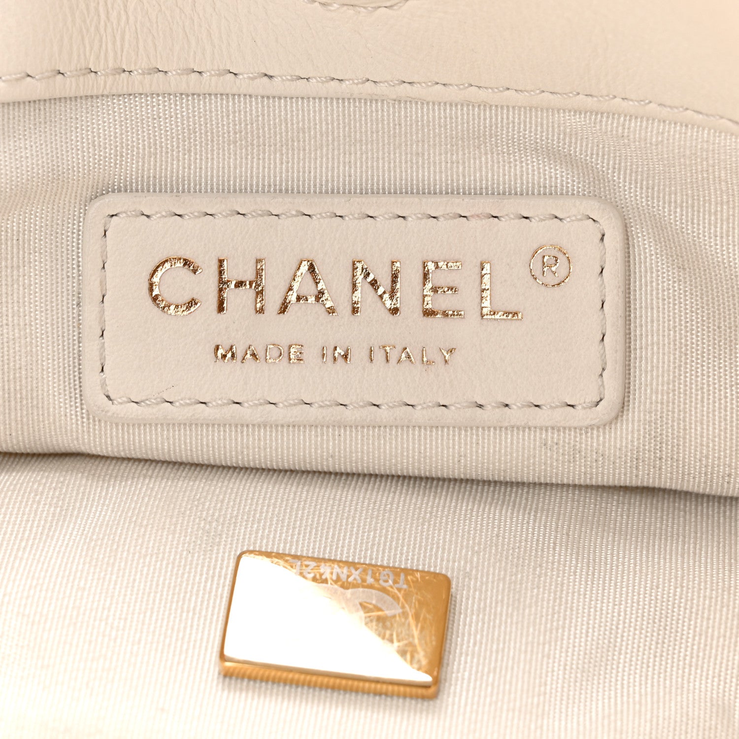 Chanel Calfskin Quilted Fringe Small Shopping Bag White 6 of 10