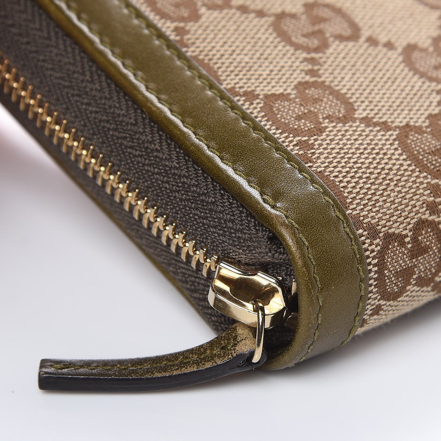 Monogram Sukey Zip Around Wallet Green