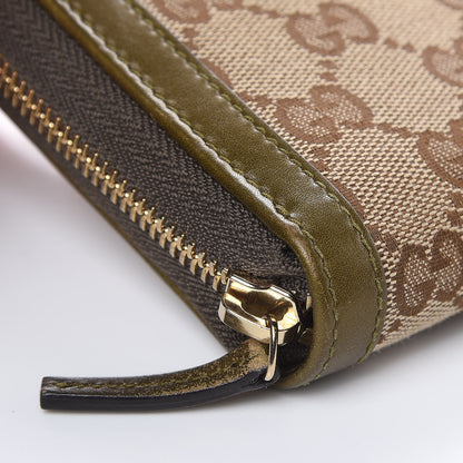 Gucci Monogram Sukey Zip Around Wallet Green 11 of 12