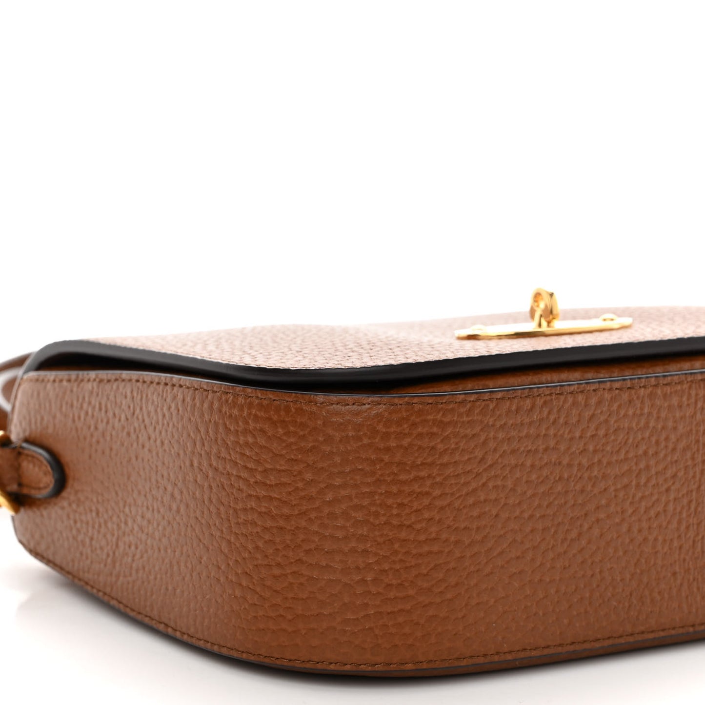 Classic Grained Calfskin Small Darley Satchel Oak