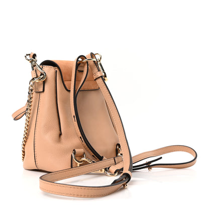 Chloe Suede Calfskin Mini Faye Backpack Blush Nude 3 of 10