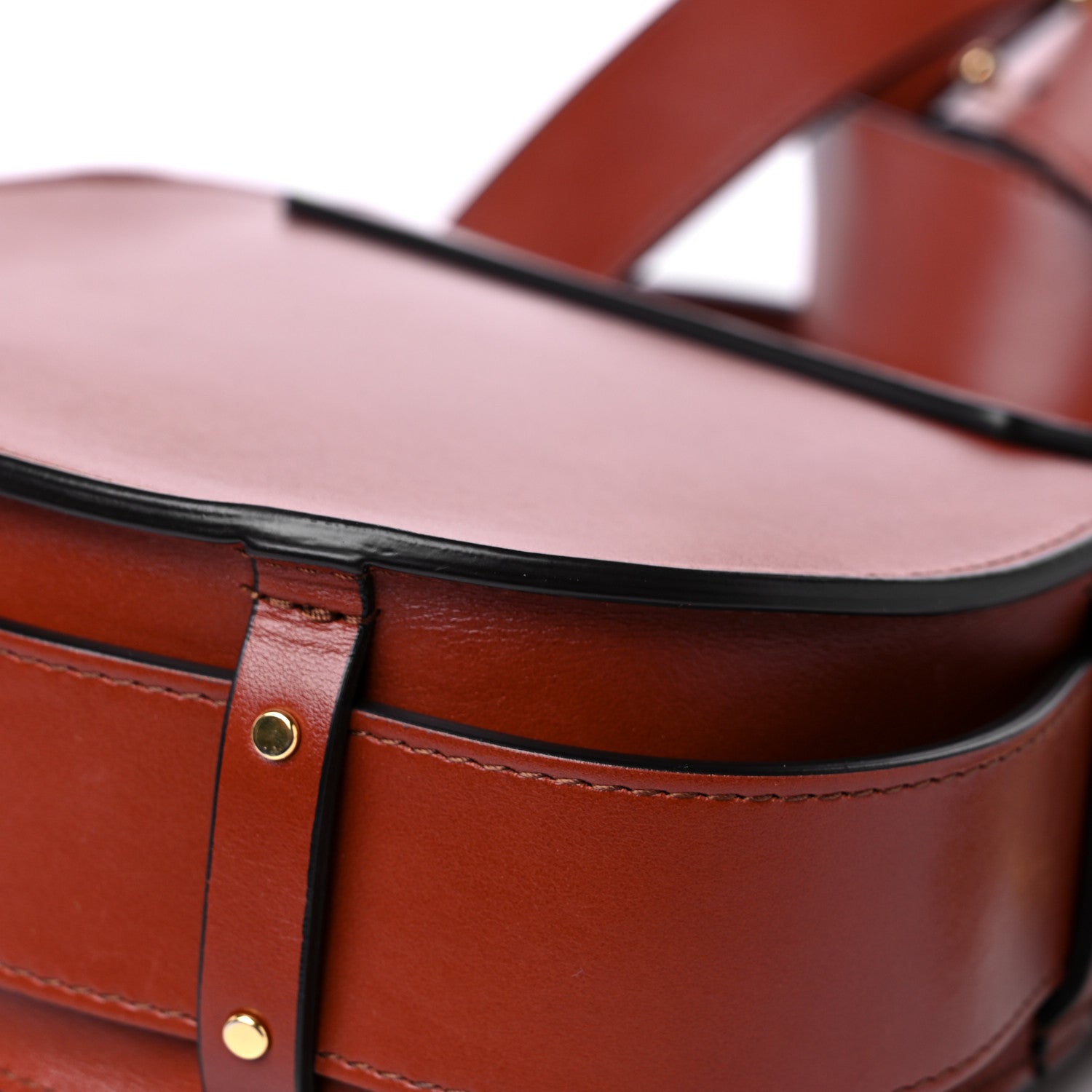 Chloe Calfskin Small Tess Bag Sepia Brown 10 of 12