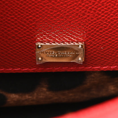 Dolce & Gabbana Dauphine Medium Miss Sicily Satchel Dark Red 6 of 8