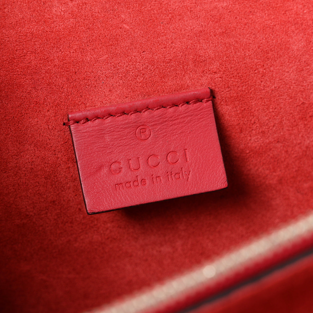 GG Supreme Monogram Small Dionysus Shoulder Bag Red