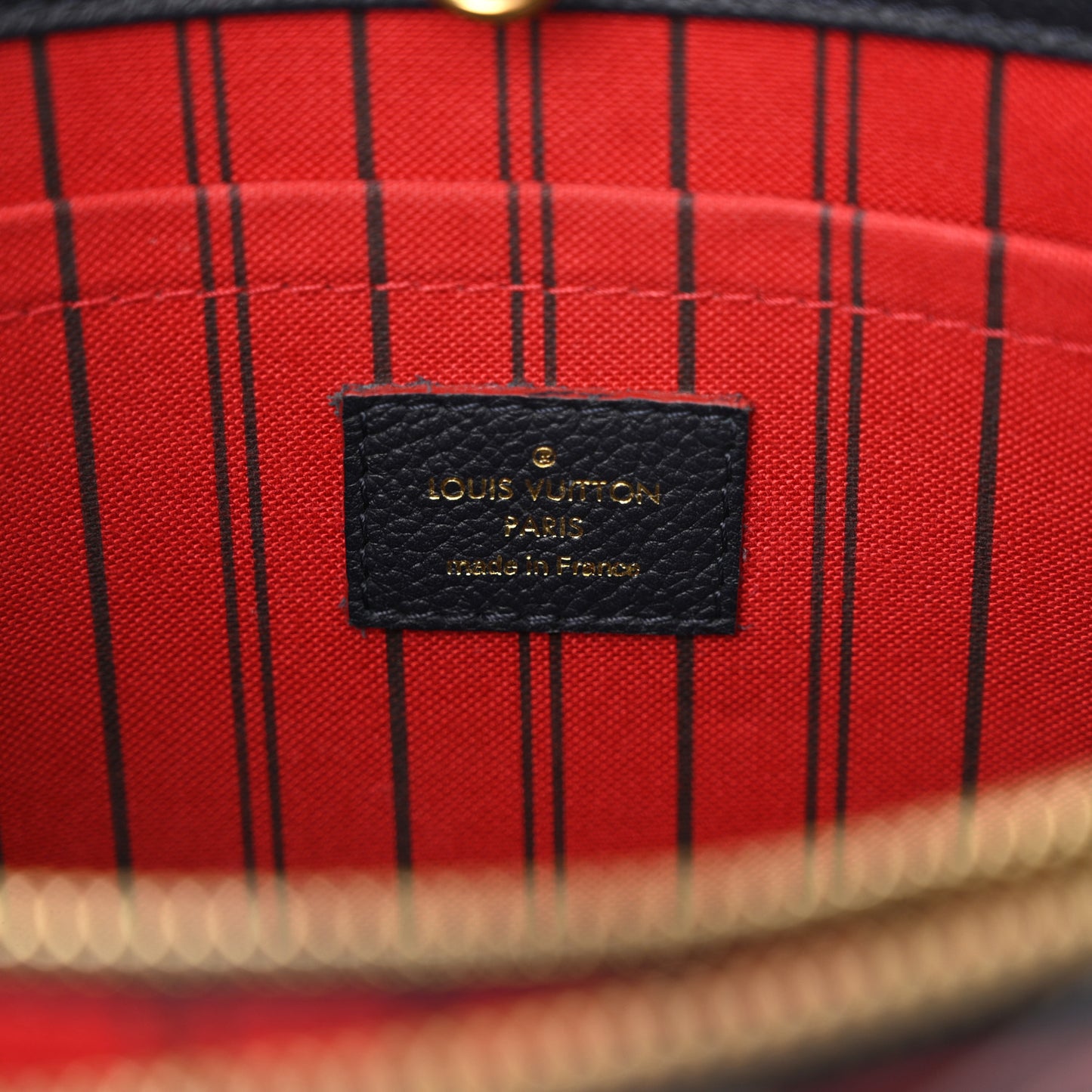 Empreinte Montaigne MM Marine Rouge