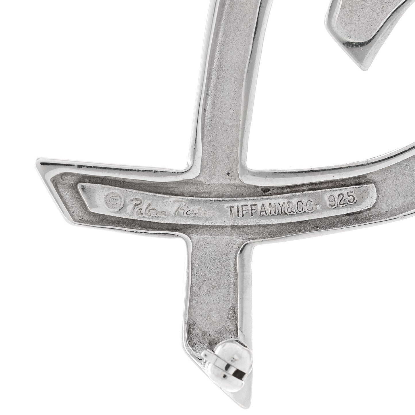 Sterling Silver Loving Heart Brooch Pin