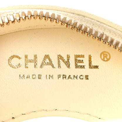Chanel Lambskin Coco Lifesaver Round Bag Black White 6 of 12