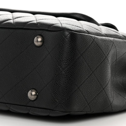 Chanel Caviar Quilted Flap Tote Black 10 of 13