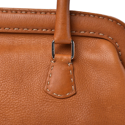 Fendi Calfskin Romano Selleria Adele 1328 Bag Brown 13 of 18