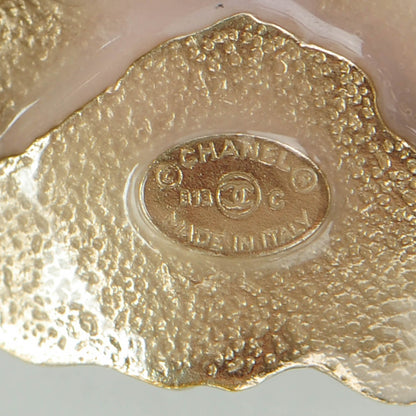 Chanel Pearl Enamel Crystal Camellia CC Headband 3 of 5