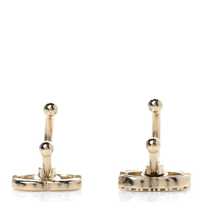 Chanel Metal Strass Lip Ring Set Gold 4 of 4