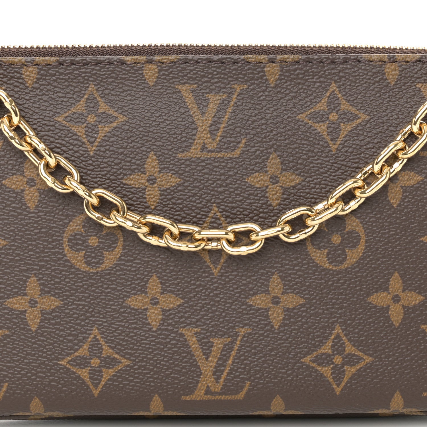 Louis Vuitton Monogram Chain Pochette Accessories 7 of 10