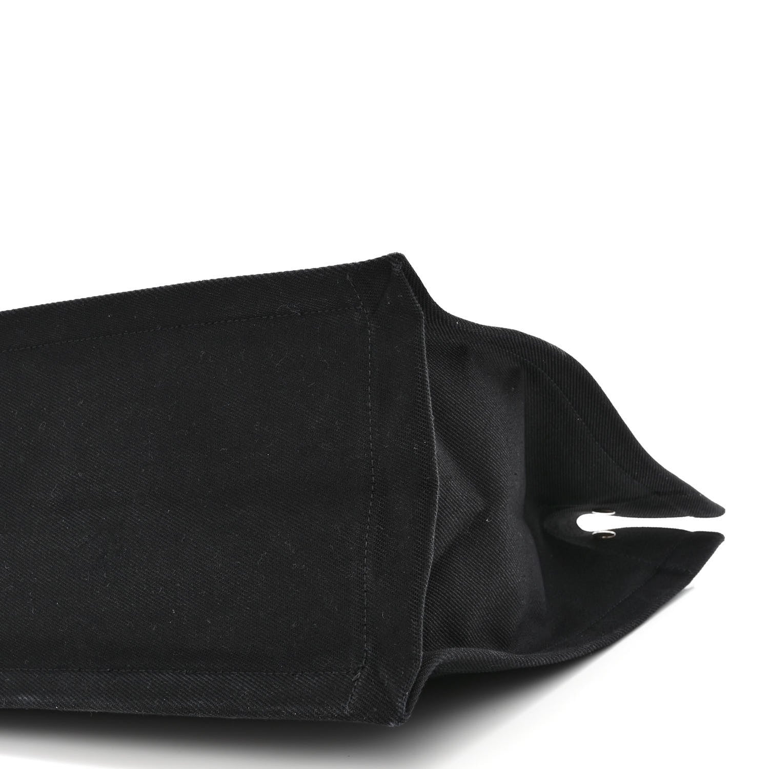 Saint Laurent Linen Calfskin Rive Gauche Tote Black 9 of 9