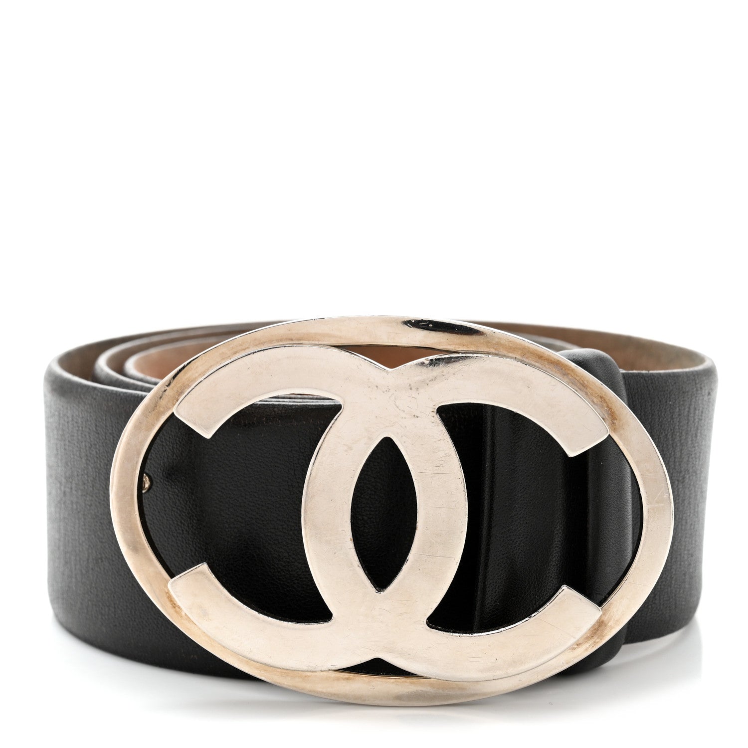 Chanel Calfskin CC Belt 90 36 Black 1 of 11