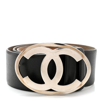 Chanel Calfskin CC Belt 90 36 Black 1 of 11