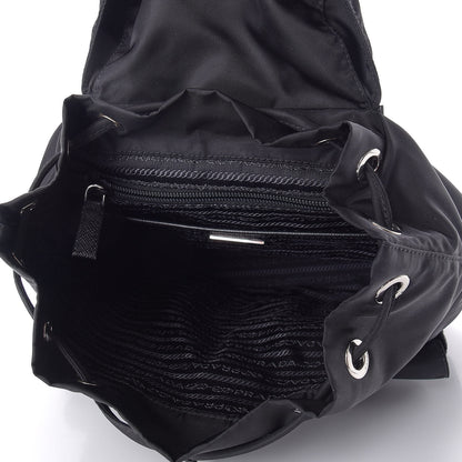 Prada Tessuto Nylon Saffiano Medium Backpack Black 4 of 8