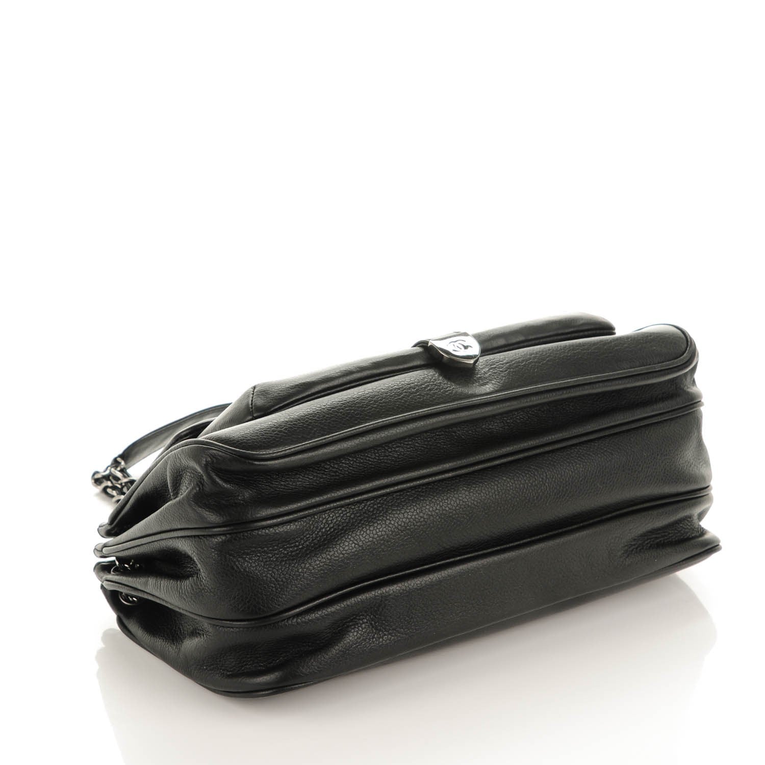 Chanel Caviar Mademoiselle Lock Accordion Flap Black 4 of 8