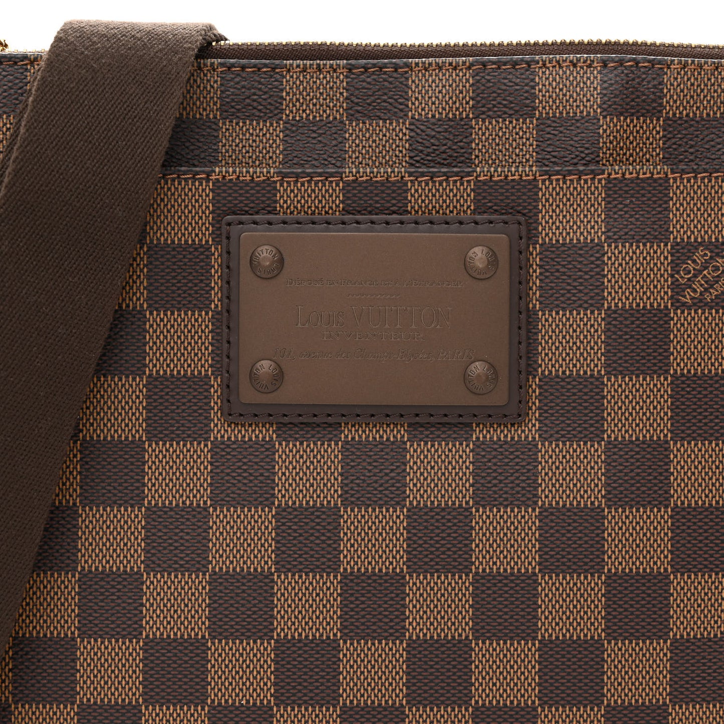 Damier Ebene Brooklyn Flat Pochette