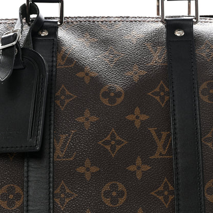 Louis Vuitton Monogram Macassar Keepall Bandouliere 45 4 of 9