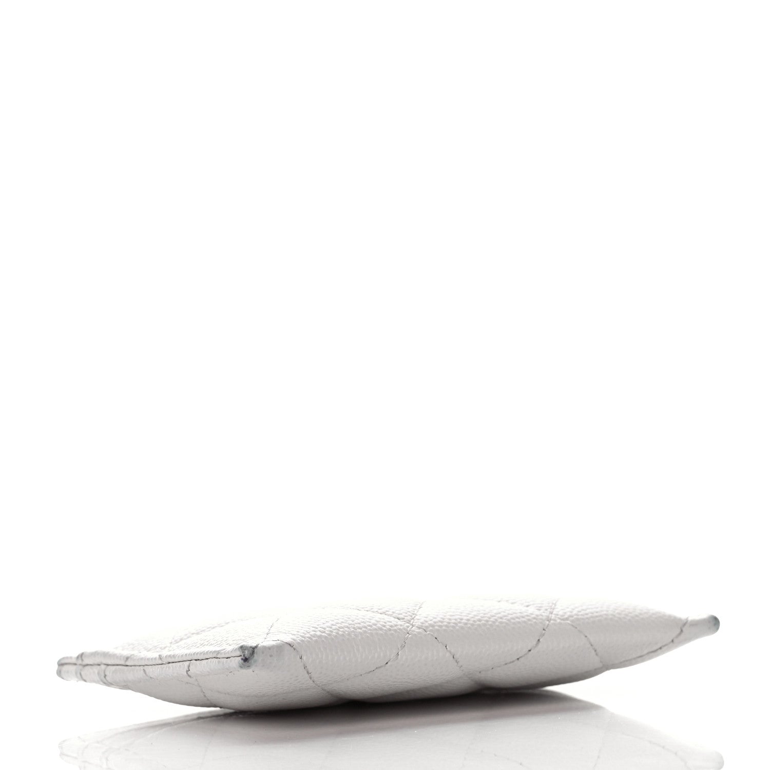 Chanel Caviar Quilted Card Holder White 8 of 22