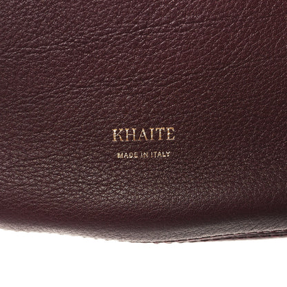 Khaite Pebbled Calfskin August Hobo Eggplant 6 of 9