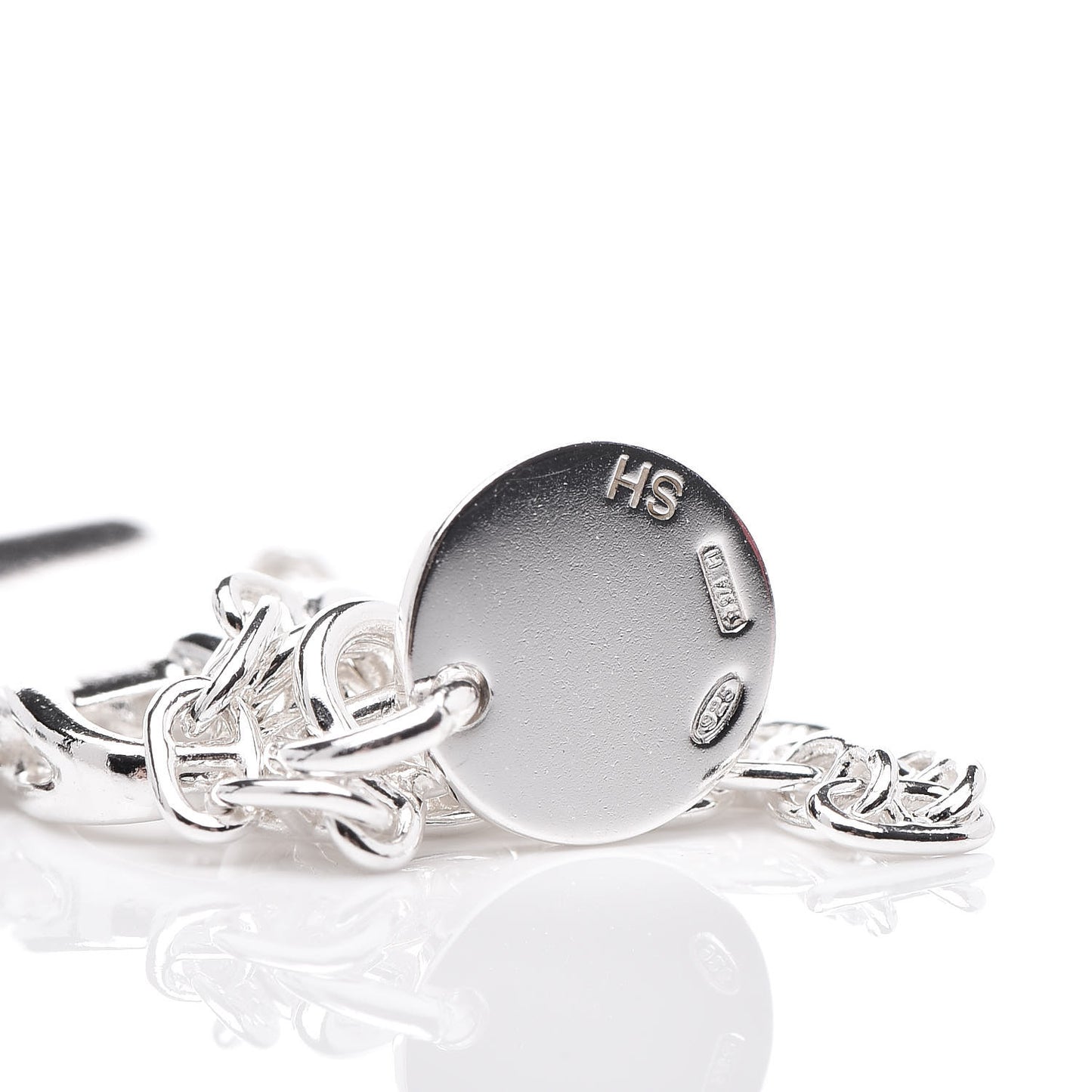 Sterling Silver Mini Birkin Amulette Bracelet SH