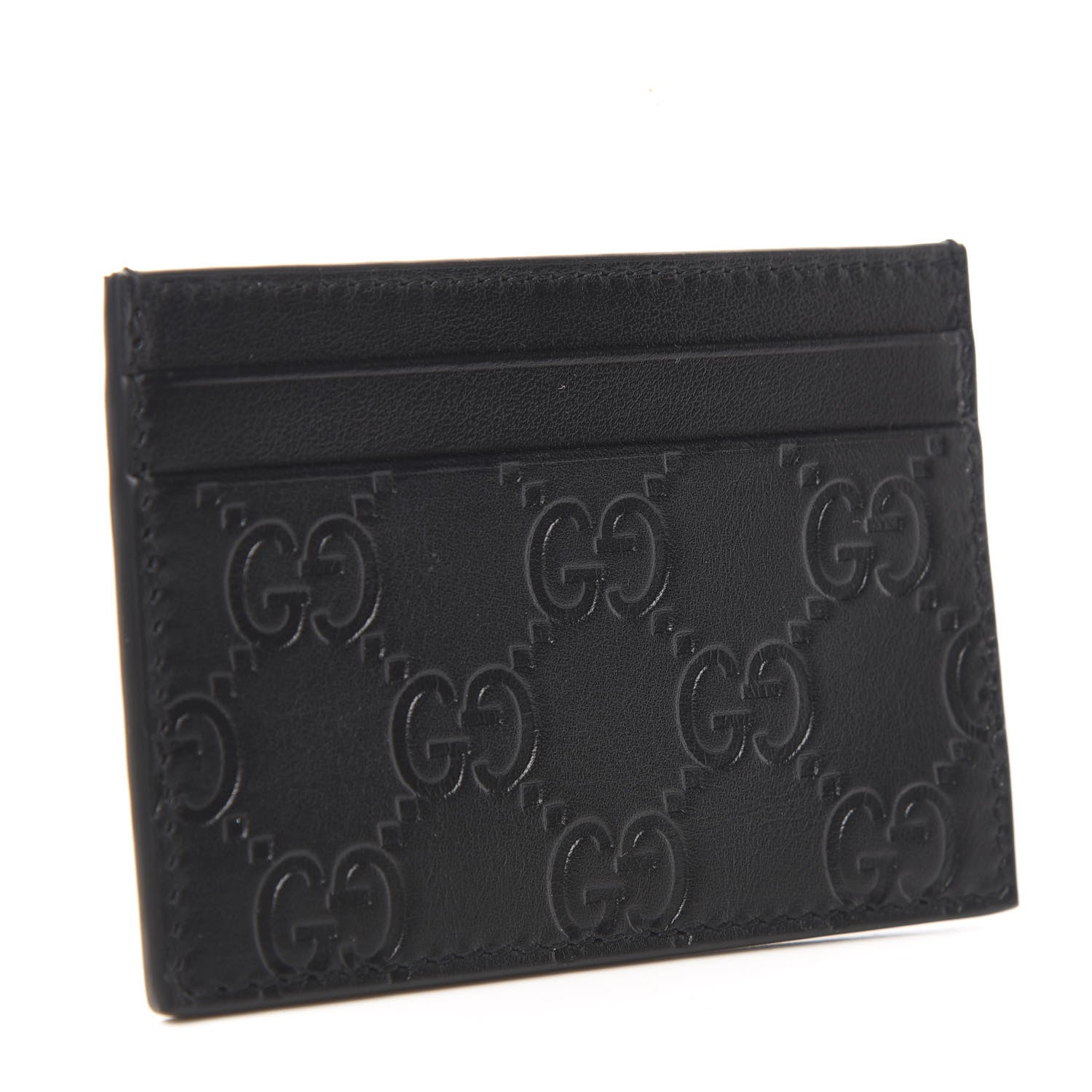 Gucci Guccissima Card Holder Black 3 of 6
