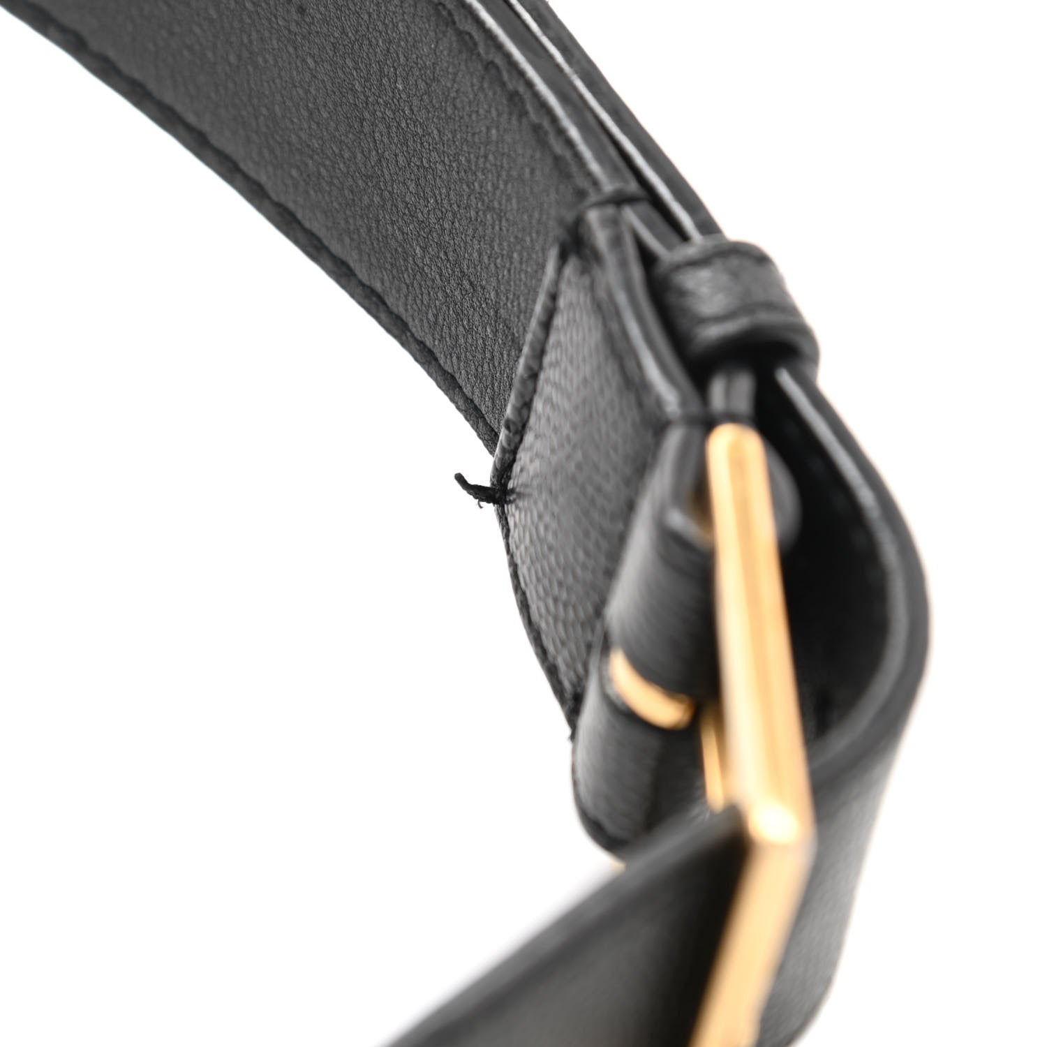 Saint Laurent Grain De Poudre Monogram Belt Bag Black 10 of 12