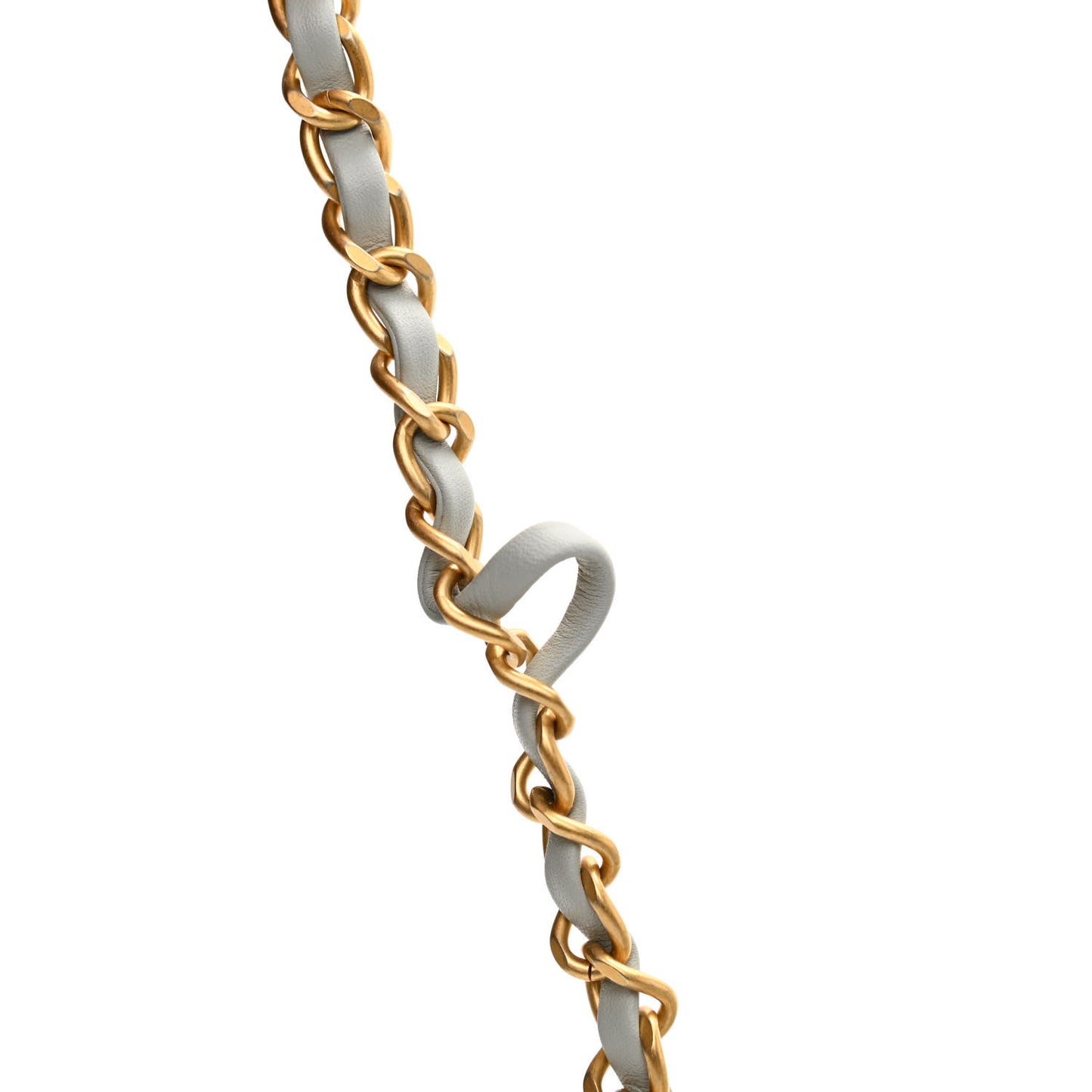 Lambskin Enamel Strass Quilted Mini Paris Monaco Flap Light Grey