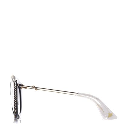 Gucci Crystal Cat Eye GG0214S Sunglasses Black 3 of 8