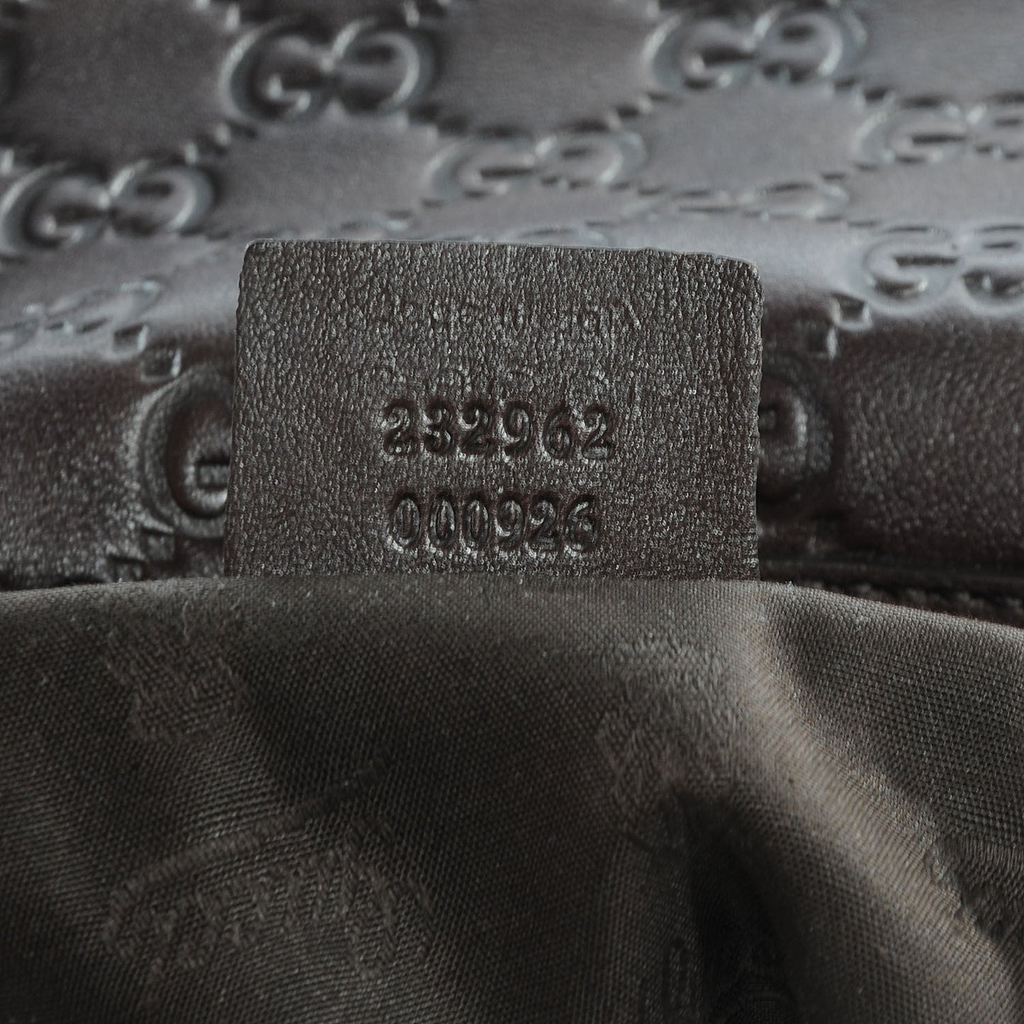 Guccissima GG Twins Medium Hobo Brown