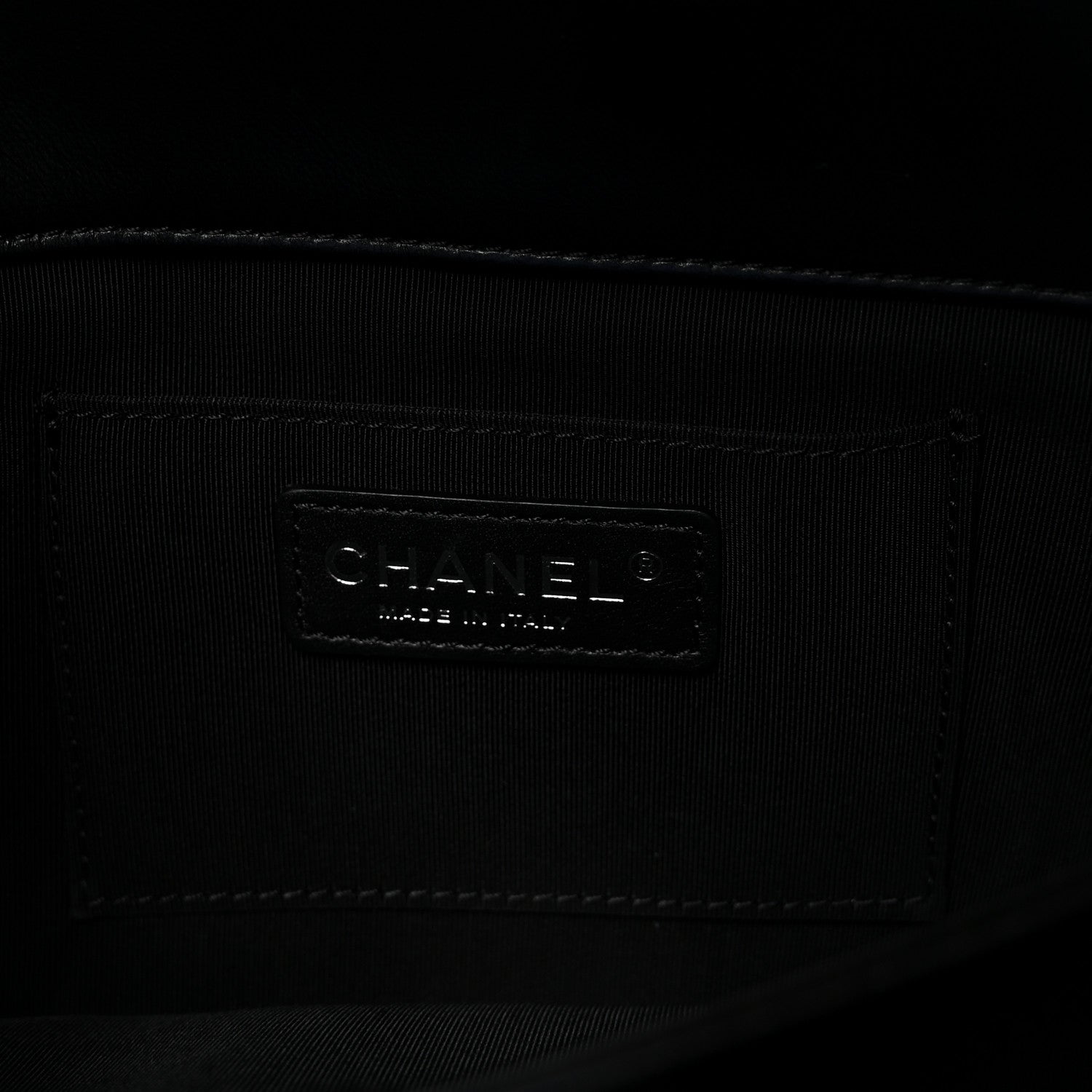 Chanel Lambskin Quilted Fold Up Again Clutch Black 5 of 10