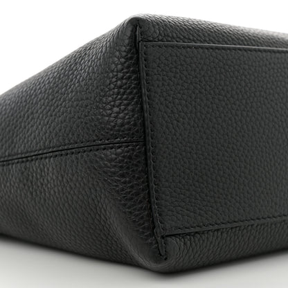 Valentino Garavani Grained Calfskin Rockstud Shoulder Tote Black 8 of 9