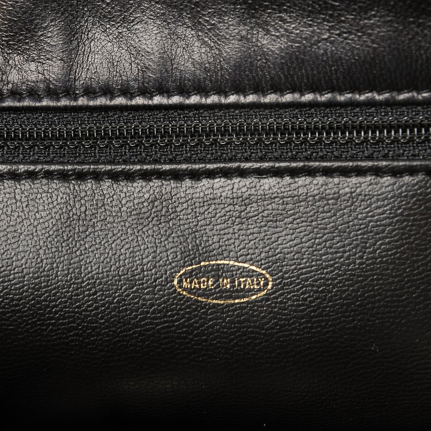 Lambskin Quilted Shopping Tote Black