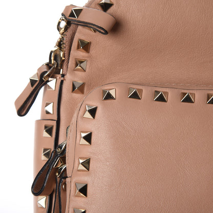 Valentino Garavani Calfskin Mini Rockstud Backpack Alpaca 20 of 23