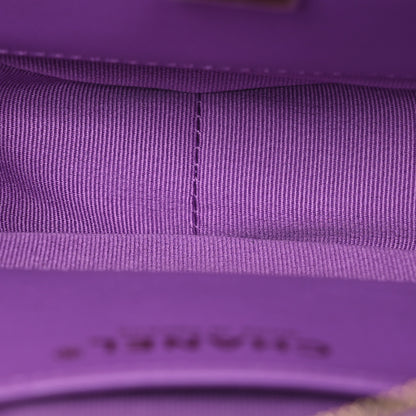 Chanel Lambskin Quilted CC In Love Heart Bag Purple 5 of 11
