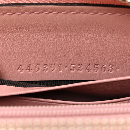 Gucci Microguccissima Zip Around Wallet Soft Pink 7 of 11