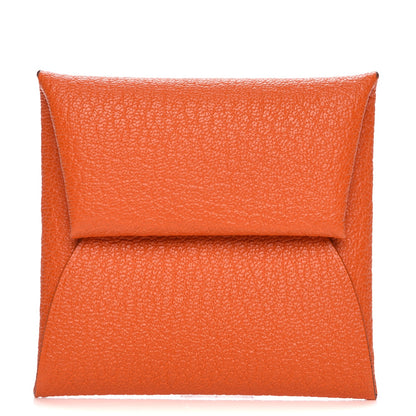 Hermes Chevre Mysore Bastia Coin Purse Feu 1 of 8