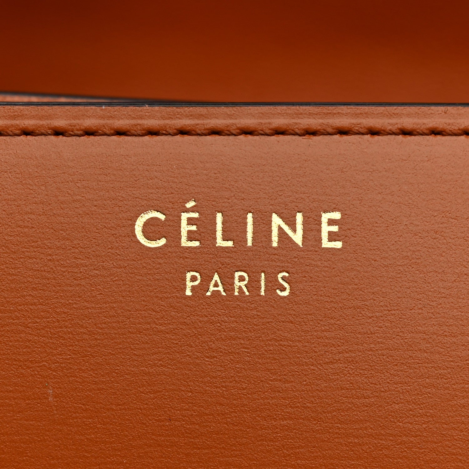 Celine Box Calfskin Medium Classic Box Flap Bag Tawny 6 of 10