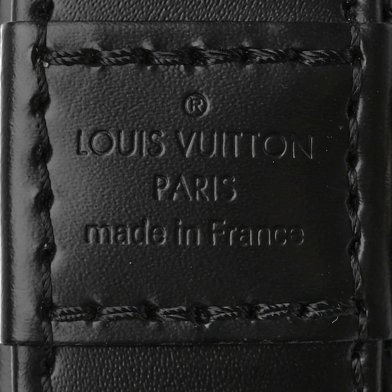 Louis Vuitton Epi Alma BB Black 5 of 9