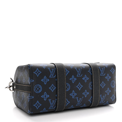 Louis Vuitton Monogram City Keepall Blue 3 of 8