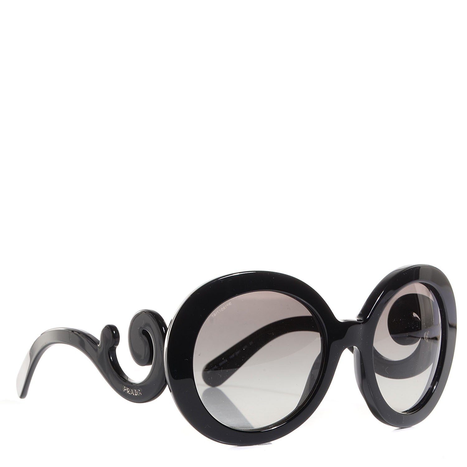 Prada Baroque Sunglasses SPR27N Black 3 of 6