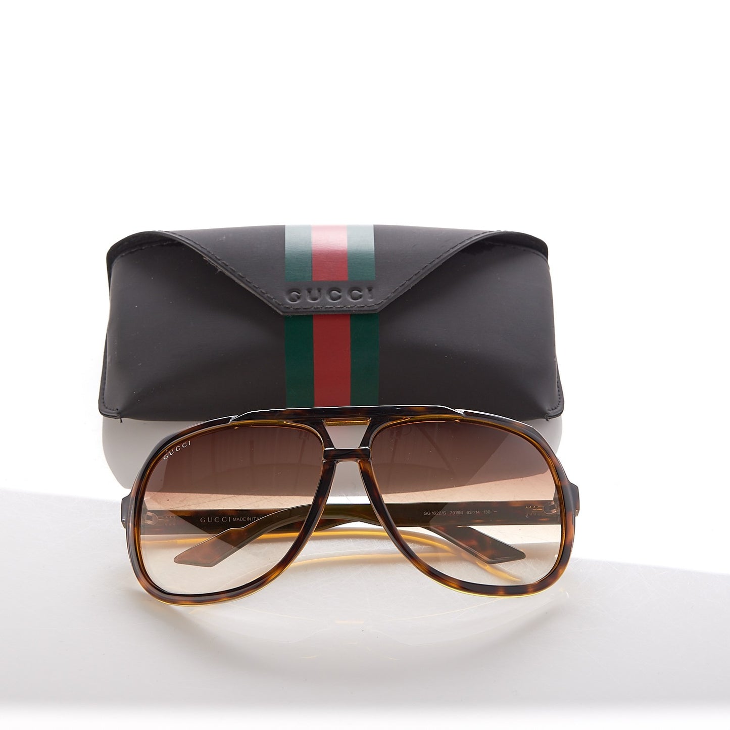 Acetate Aviator Sunglasses GG 1622/S Tortoise