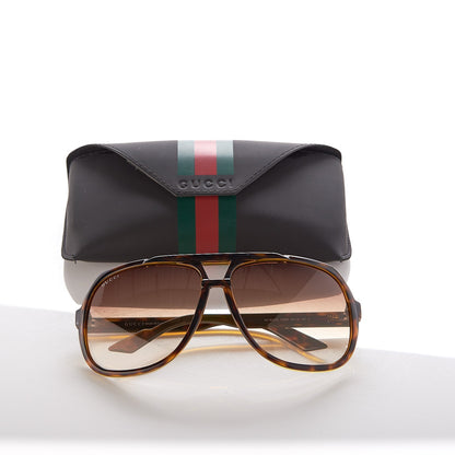 Gucci Acetate Aviator Sunglasses GG 1622/S Tortoise 8 of 8